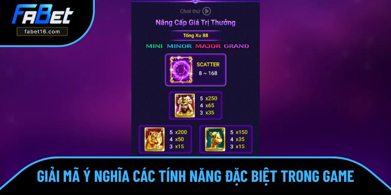 Hiểu rõ từng tính năng đặc biệt ở game