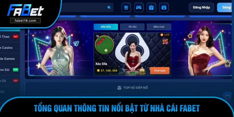 Sơ lược thông tin giới thiệu nhà cái uy tín FABET