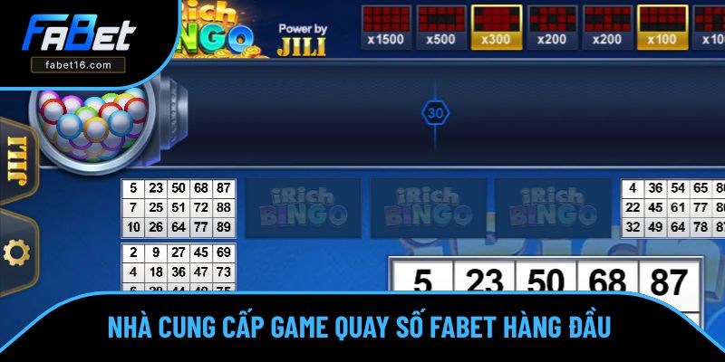 Top 5 nhà cung cấp hàng đầu tại FABET